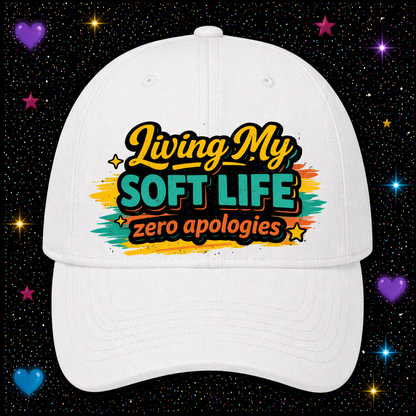 Living My Soft Life Zero Apologies | Sublimation & DTF PNG | Instant Download | Funny | Sarcastic