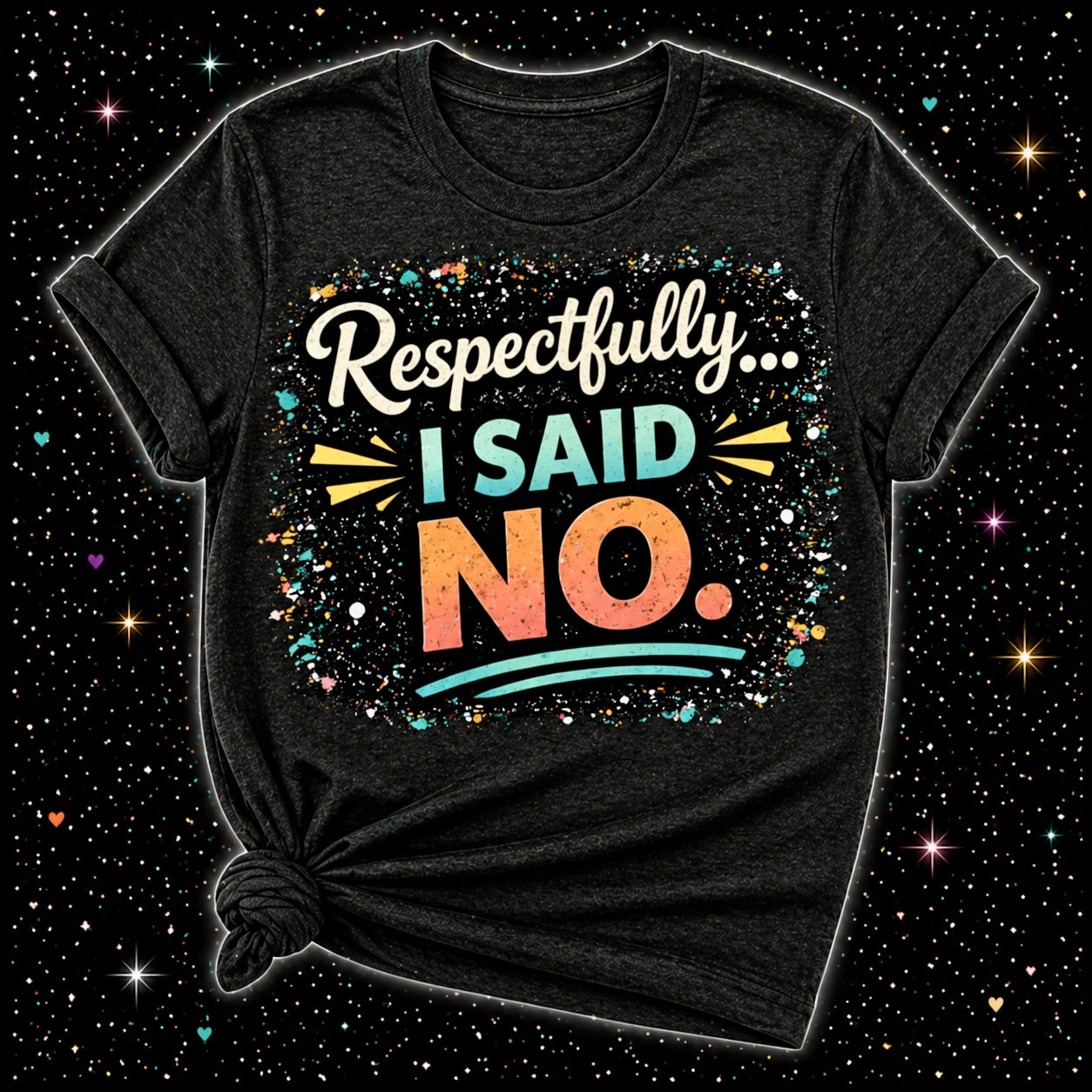 Respectfully…I Said No | Sublimation & DTF PNG | Instant Download | Funny | Sarcastic