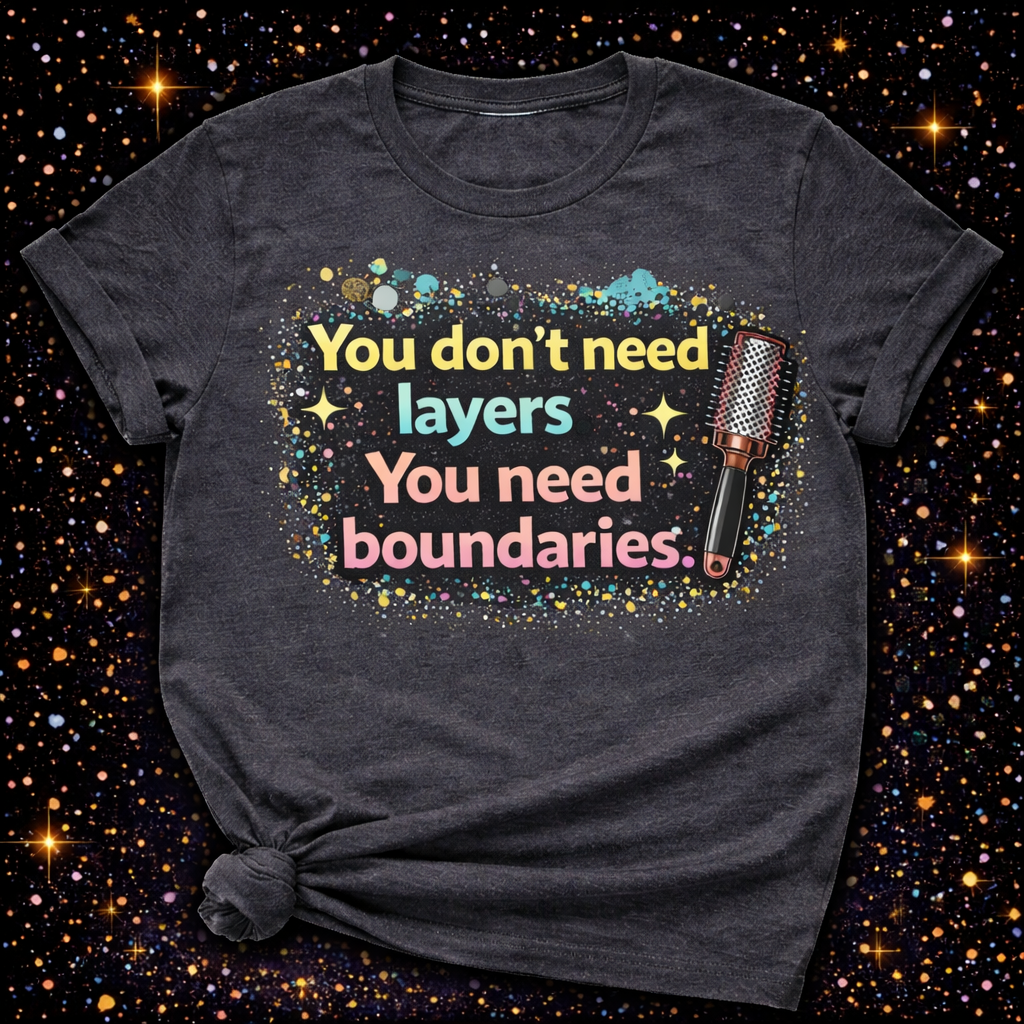 You Don’t Need Layers You Need Boundaries Digital Download | Sublimation & DTF PNG | Instant Download | Funny | Sarcastic | Hair Stylist | Salon