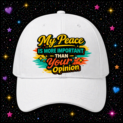 My Peace Is More Important Than Your Opinion | Sublimation & DTF PNG | Instant Download | Funny | Sarcastic