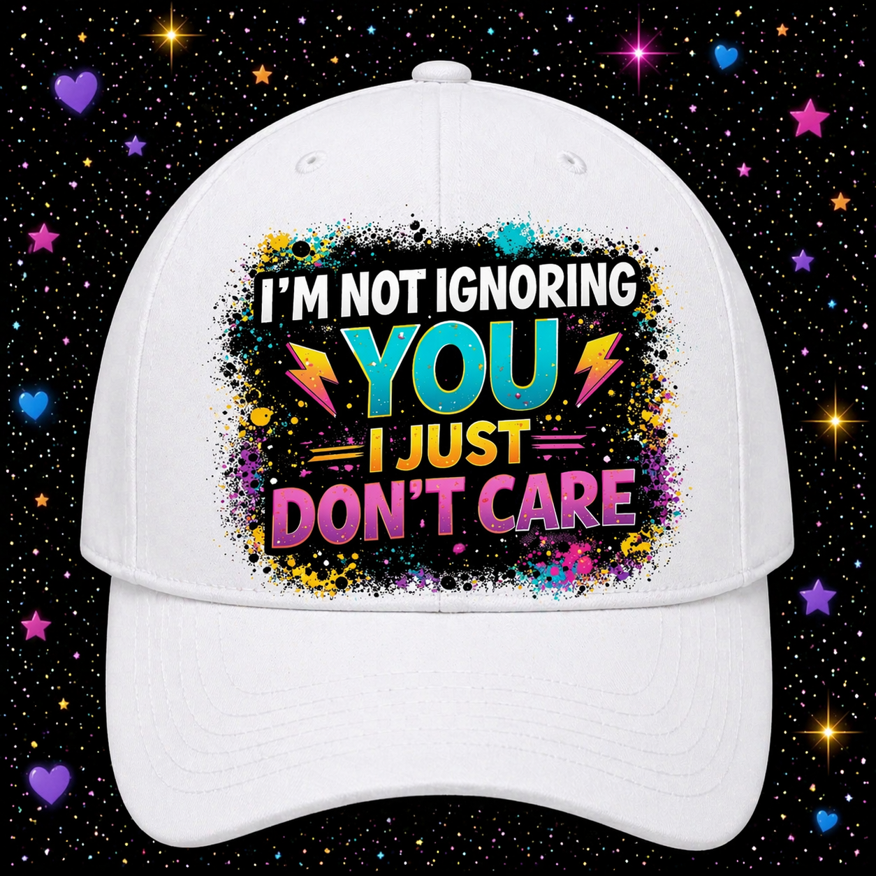I’m Not Ignoring You I Just Don’t Care | Sublimation & DTF PNG | Instant Download | Funny | Sarcastic