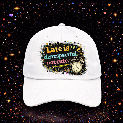 Late Is Disrespectful Not Cute Digital Download | Sublimation & DTF PNG | Instant Download | Funny | Sarcastic | Hair Stylist | Salon