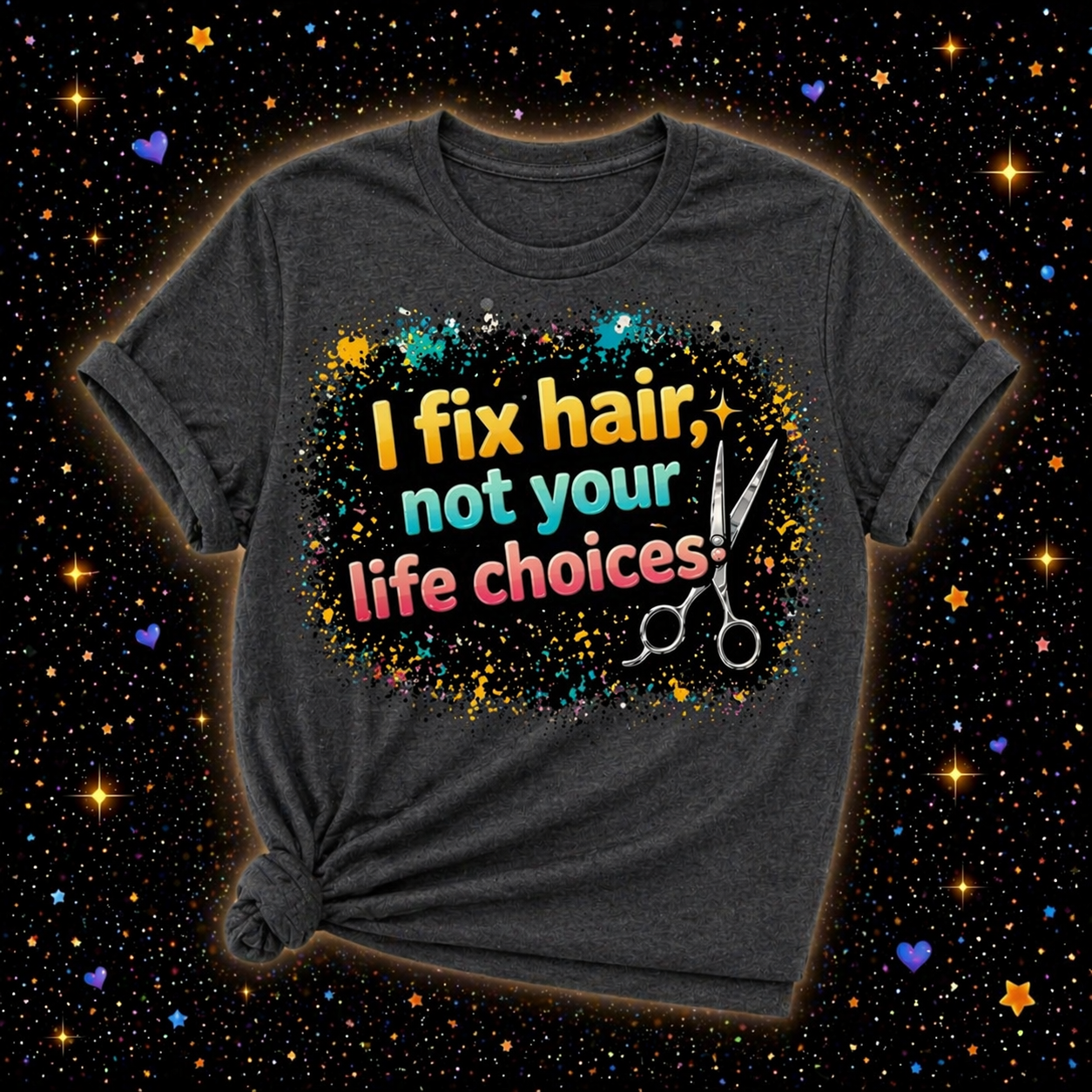I Fix Hair Not Your Life Choices Digital Download | Sublimation & DTF PNG | Instant Download | Funny | Sarcastic | Hair Stylist | Salon