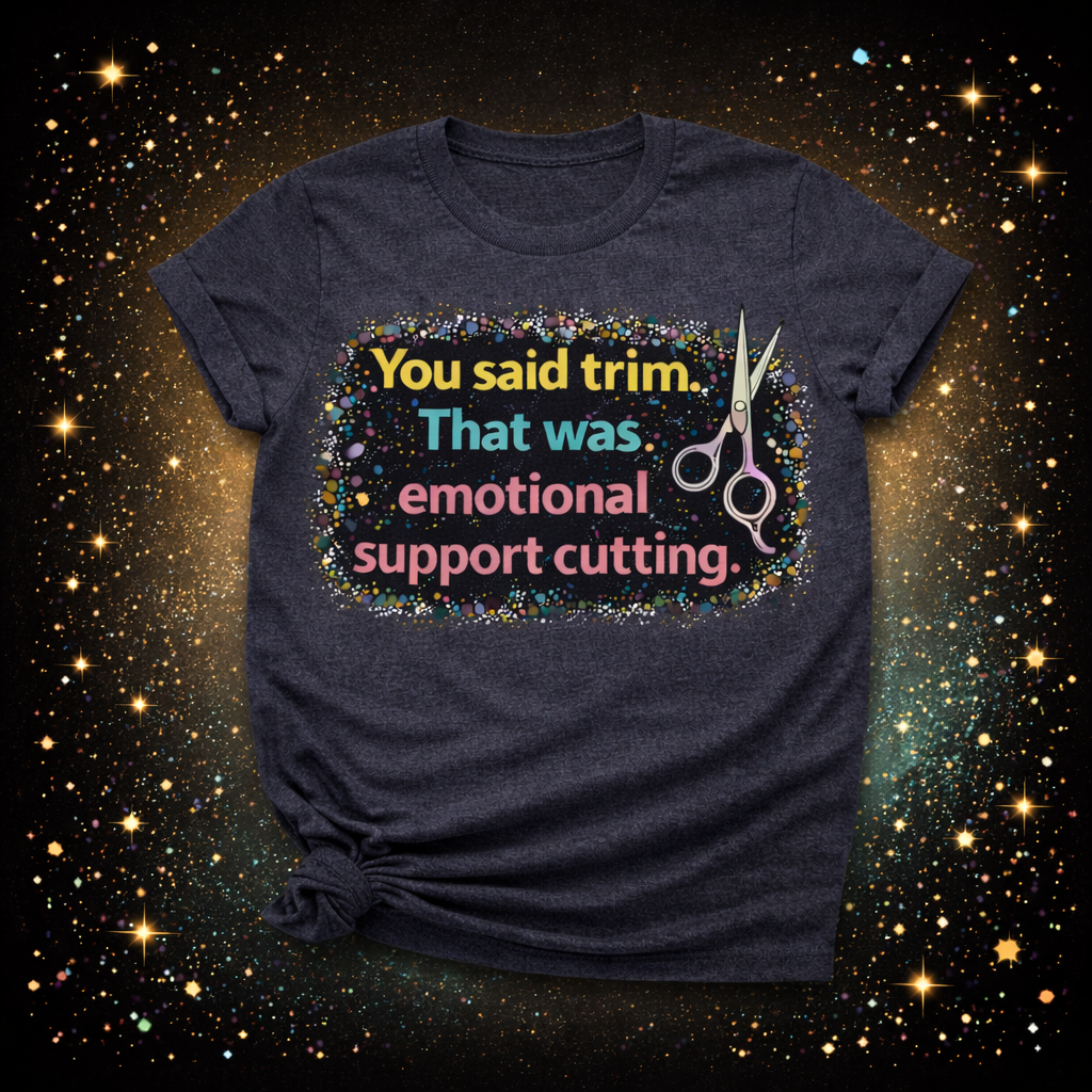 You Said Trim. That Was Emotional Support Cutting Digital Download | Sublimation & DTF PNG | Instant Download | Funny | Sarcastic | Hair Stylist | Salon