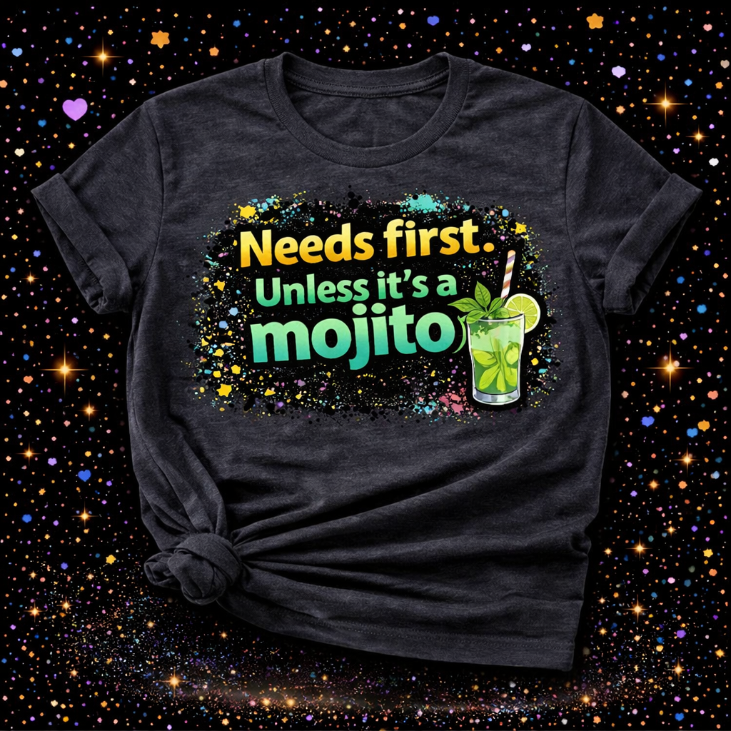 Needs First Unless It’s A Mojito | Sublimation & DTF PNG | Instant Download | Funny | Sarcastic