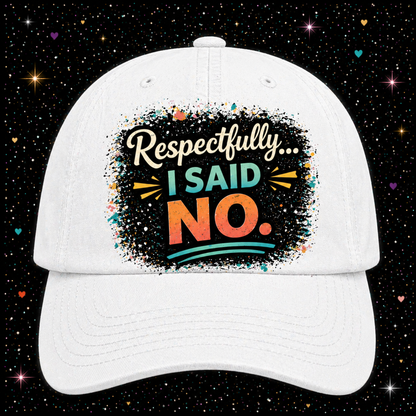 Respectfully…I Said No | Sublimation & DTF PNG | Instant Download | Funny | Sarcastic