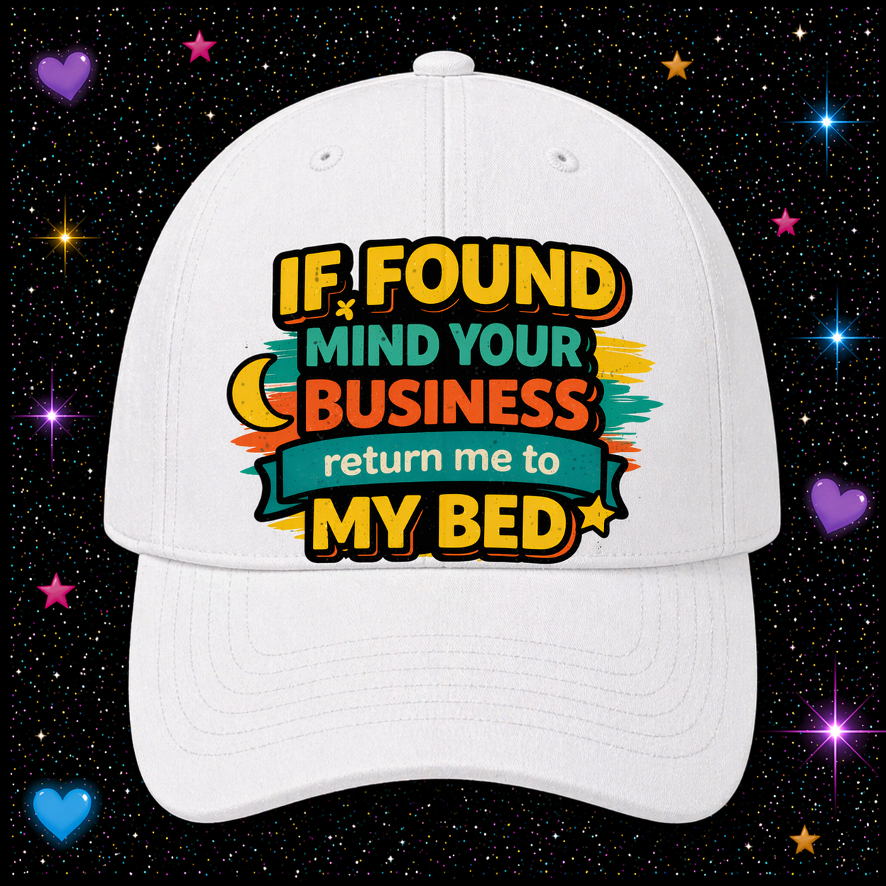 If Found Mind Your Business Return Me To My Bed | Sublimation & DTF PNG | Instant Download | Funny | Sarcastic