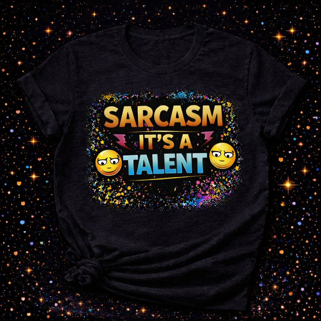 Sarcasm It’s A Talent | Sublimation & DTF PNG | Instant Download | Funny | Sarcastic