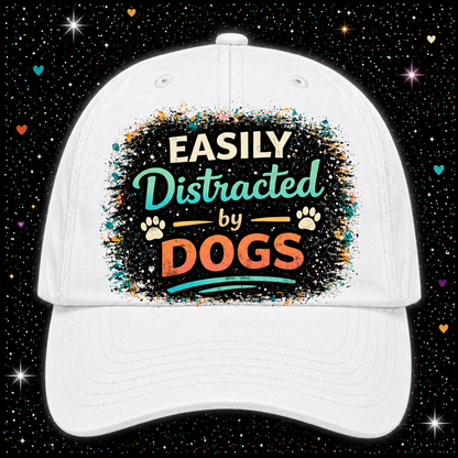 Easily Distracted By Dogs | Sublimation & DTF PNG | Instant Download | Funny | Sarcastic