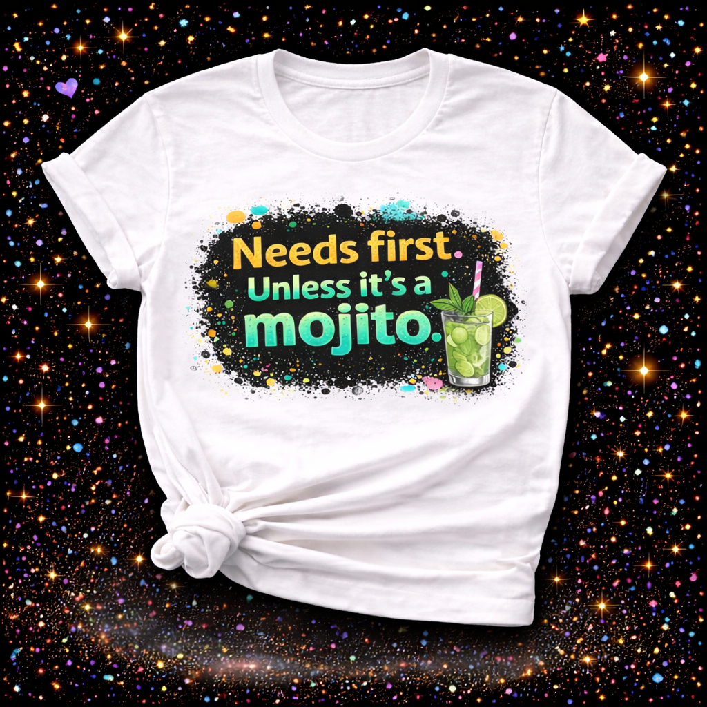 Needs First Unless It’s A Mojito | Sublimation & DTF PNG | Instant Download | Funny | Sarcastic
