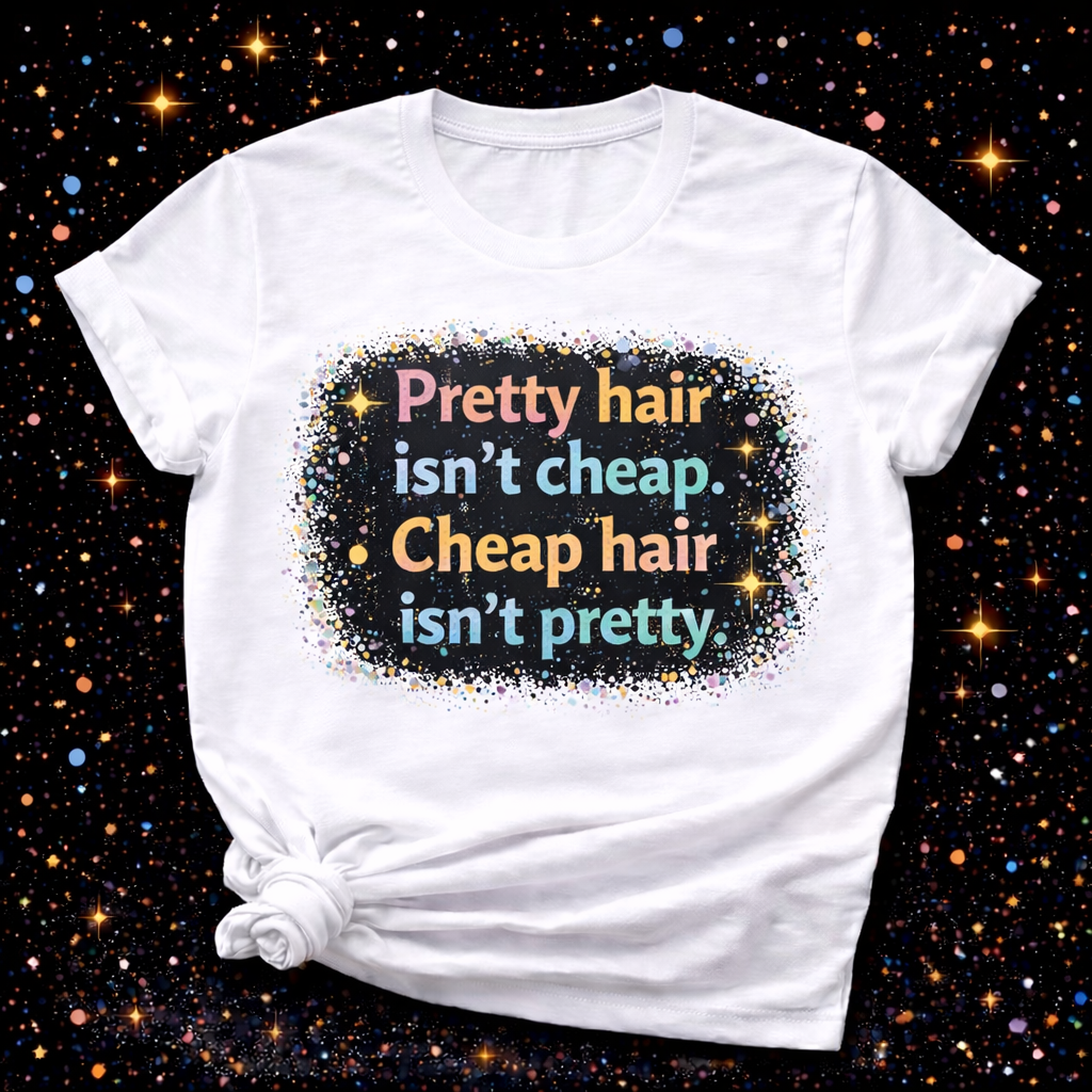 Pretty Hair Isn’t Cheap Cheap Hair Isn’t Pretty Digital Download | Sublimation & DTF PNG | Instant Download | Funny | Sarcastic | Hair Stylist | Salon